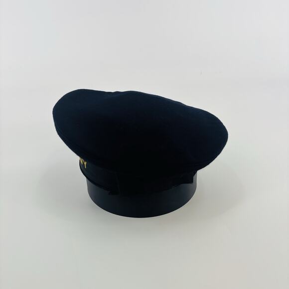 Vintage WWII U.S. Navy Wool Sailors Hat Beret Cap Collectible History - Picture 4 of 7